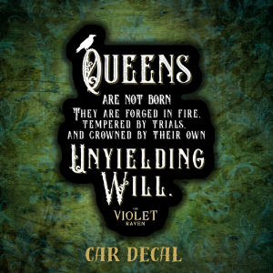 Car Decals for The Violet Raven
